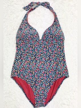 Jessica Simpson Floral One Piece Bathing Suit 12/14 D